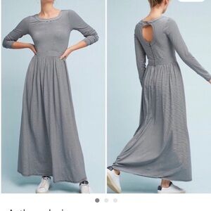 Anthropologie Sunday in Brooklyn Striped Boho Maxi Dress NWT Size S Fall Fashion